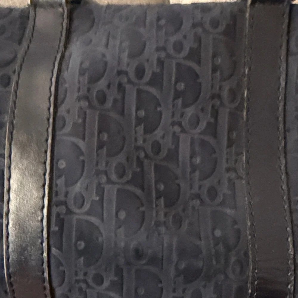 Vintage Christian Dior Suede Boston Bag w COA - Picture 5 of 8